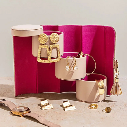 Multi-Layer Travel Jewelry Box & Storage Bag