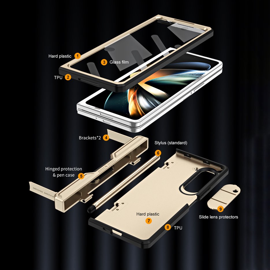 Galaxy Z Fold6 Innovative Hybrid Dual Stand Case