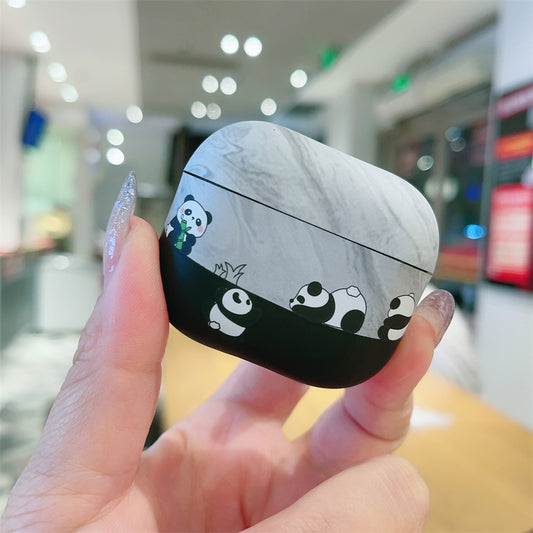 Frolicking Bear Cub Bamboo Case - AirPods