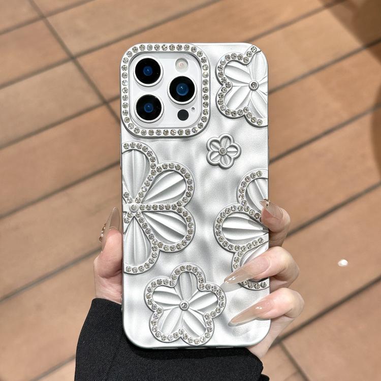 Sparkling Girly Flower Rhinestone Case