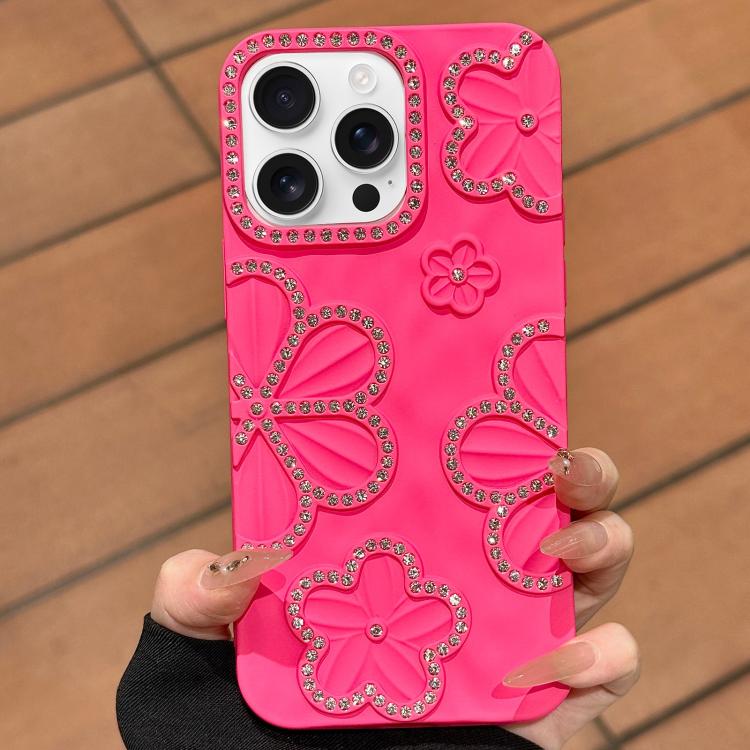 Sparkling Girly Flower Rhinestone Case