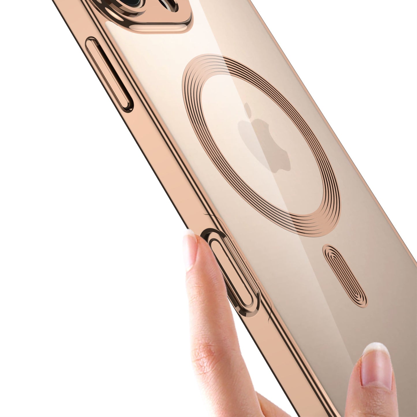 Enhanced Magnetic Transparent Frame Case - iPhone