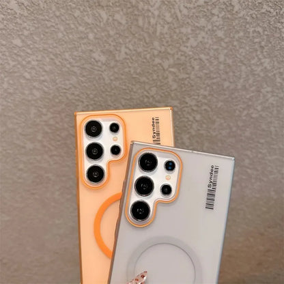 Frosted Translucent Dual Tone Lens Slim Case - Samsung