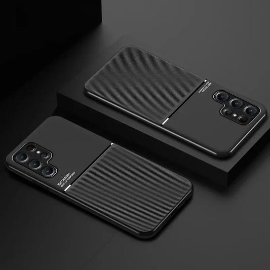 Luxe Slimline Moire Texture Grip Case - Samsung