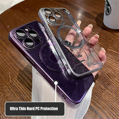 Electric Circuit Design Transparent Case - iPhone