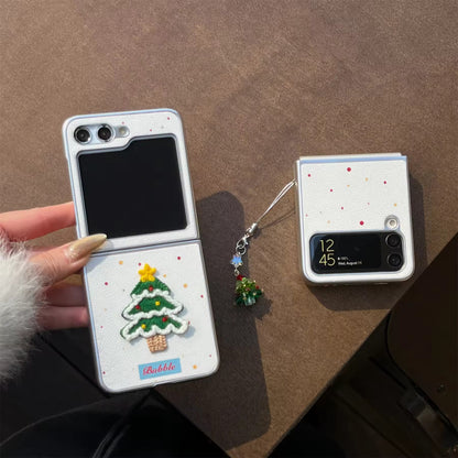 Polka Dot Christmas Flip Case - Samsung