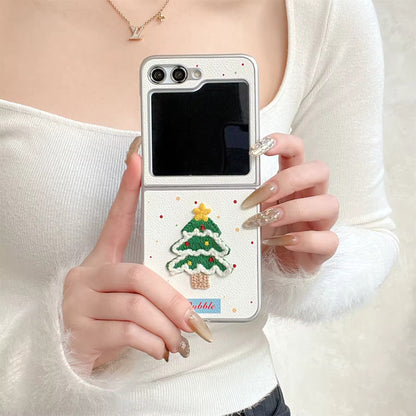 Polka Dot Christmas Flip Case - Samsung