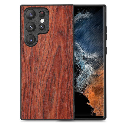 Rustic Artisan Blend Leather Wood Case - Samsung