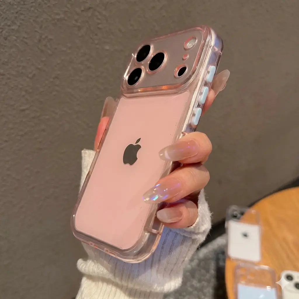 Minimal Blush Transparent Case