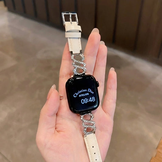 Elegant Rhinestone Watch Strap