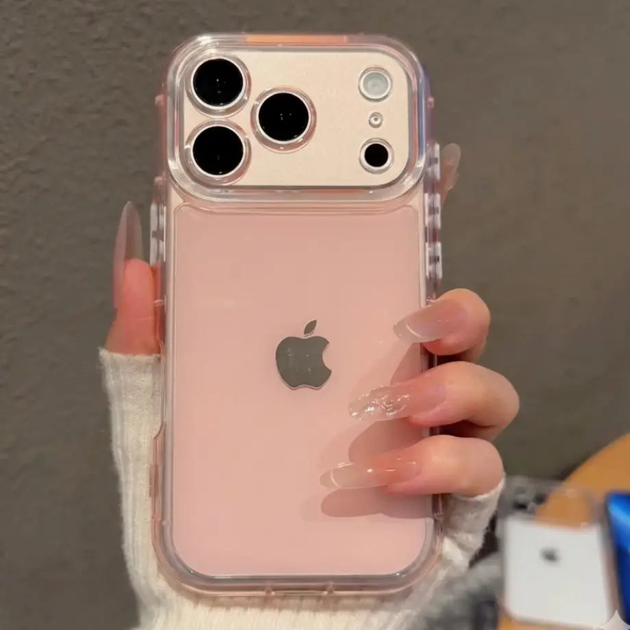 Minimal Blush Transparent Case