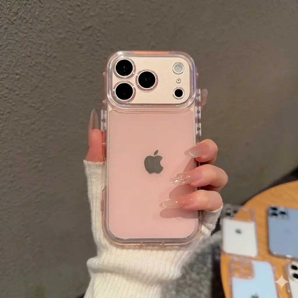 Minimal Blush Transparent Case