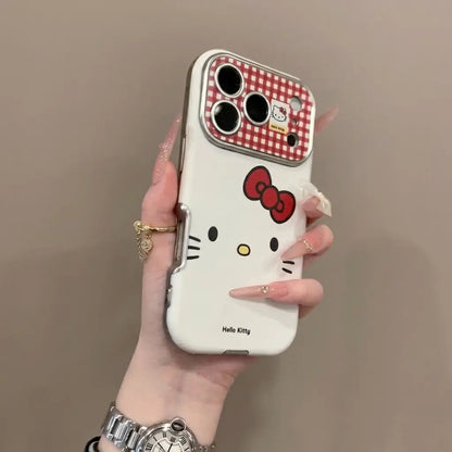 Hello Kitty Check Pattern Case