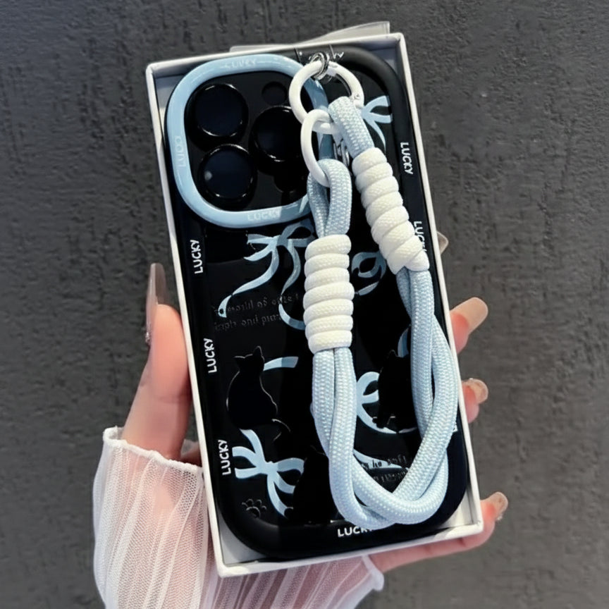 Lucky Midnight Kitty Charm