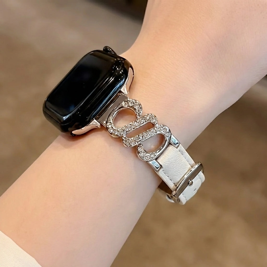 Elegant Rhinestone Watch Strap
