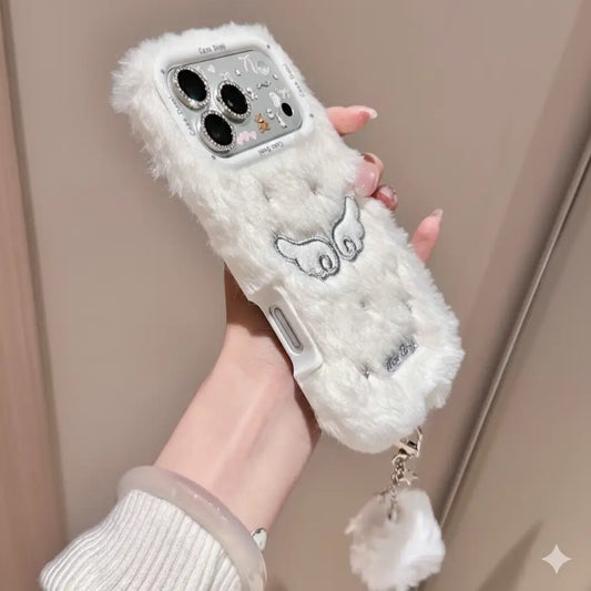Angel Cloud Fur Phone Case