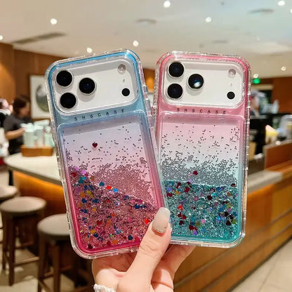 Liquid Candy Glitter Gradient Case