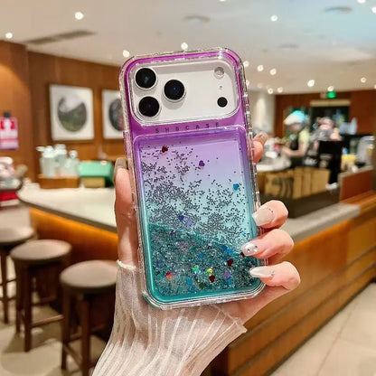 Liquid Candy Glitter Gradient Case