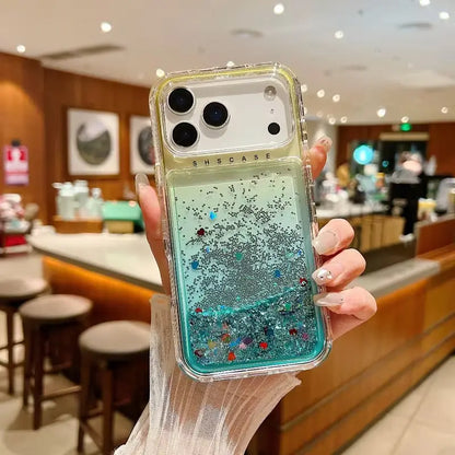 Liquid Candy Glitter Gradient Case