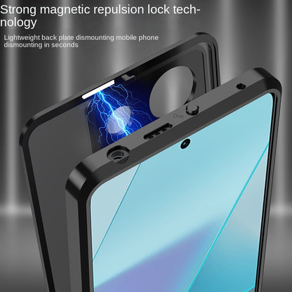 Aluminium Alloy Metal Frame Glass Case - Xiaomi