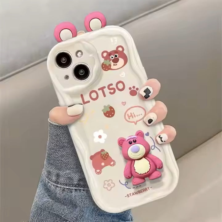 Charming 3D Animal Buddy Phone Case