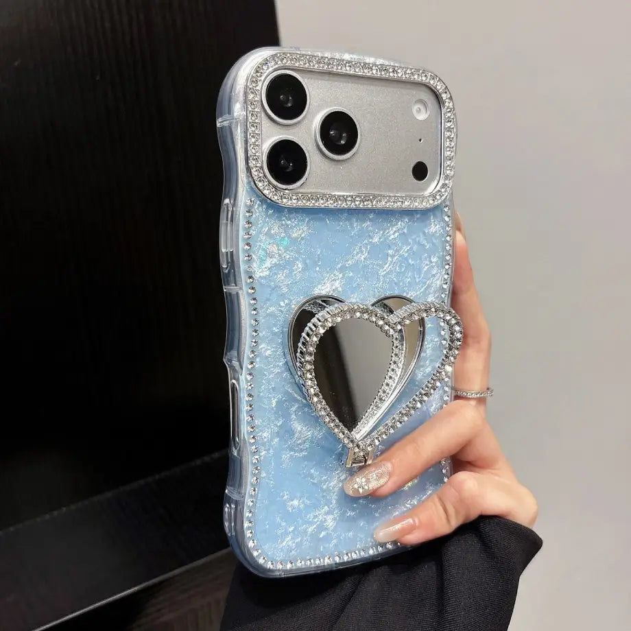 Aesthetic Pop Up Heart Mirror Case