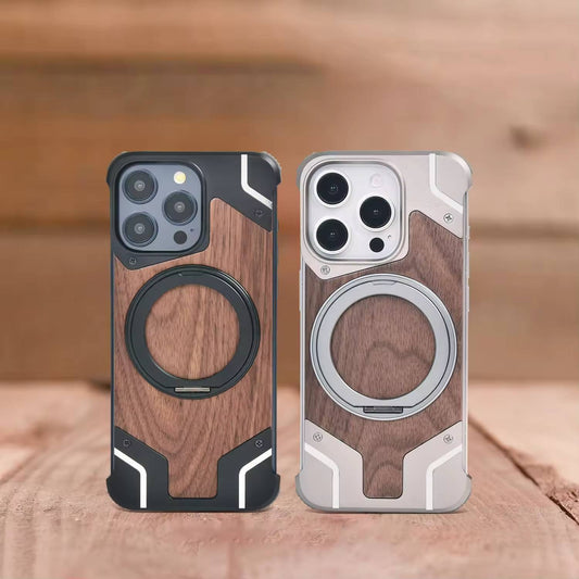 Distinct Wood Metal Fusion Case - iPhone