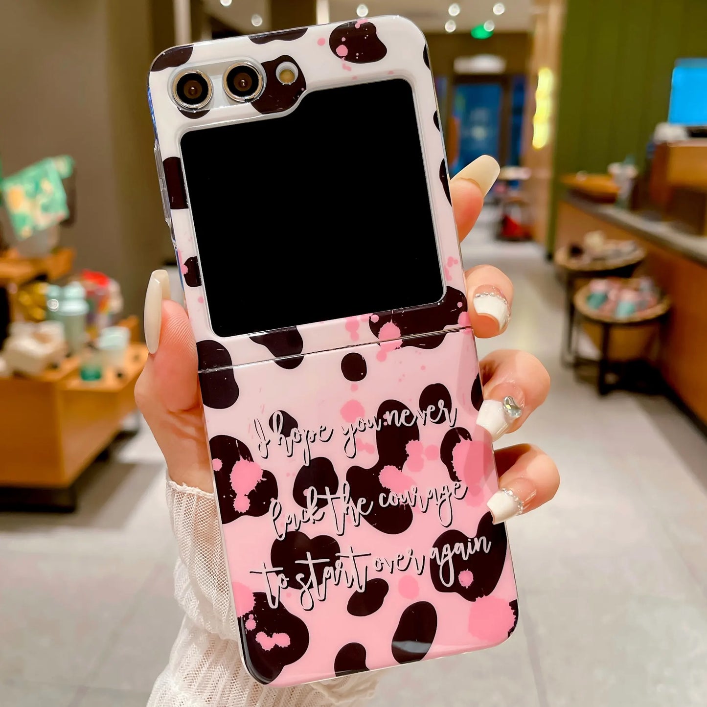 Oil Painting Printed Butterfly Case - Samsung