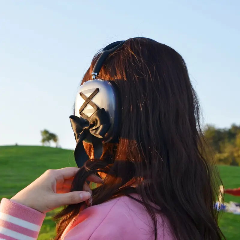 Ribbon Charm Sound Muffs AirPods Max Case