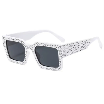 Blush Spark Rhinestone Bling Sunglasses
