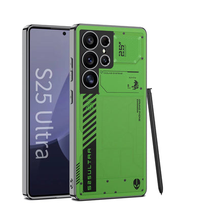 Futuristic Industrial Tech Armor Case - Samsung