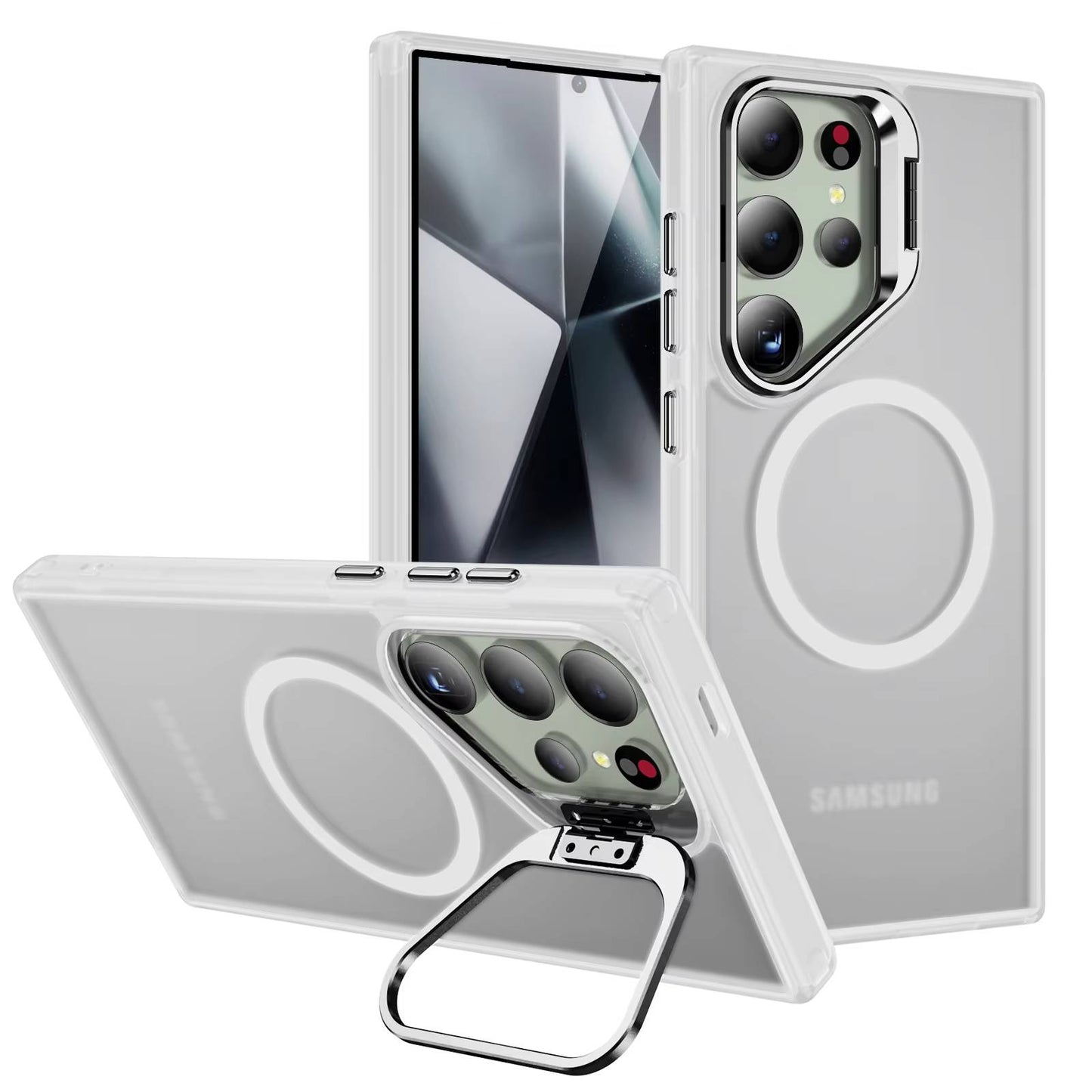 Matte Hazy Magnetic Bracket Case - Samsung