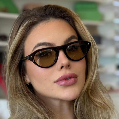 Iconic Noir Edge Retro Sunglasses