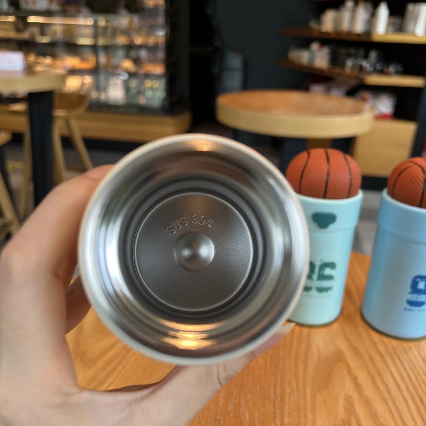 Hoop Basketball-Style Tumbler