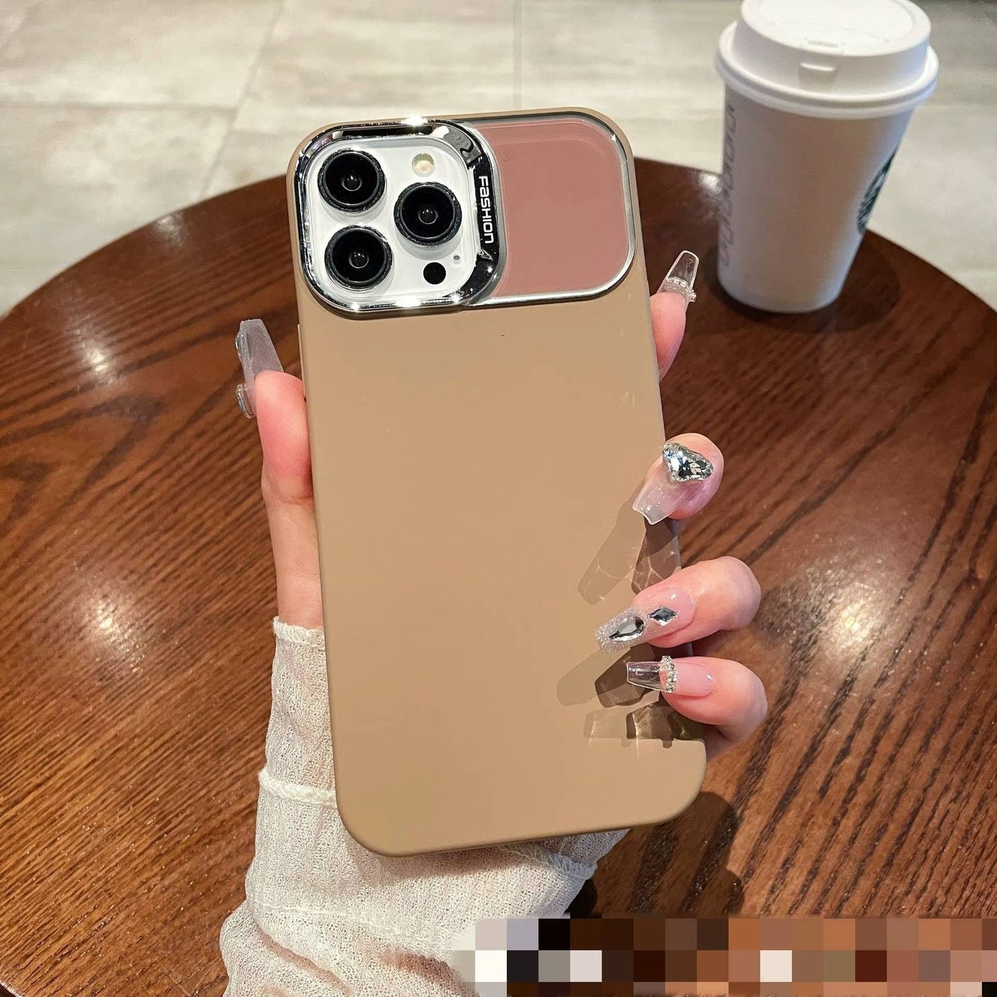 Glazed Glass Window Shockproof Case - iPhone