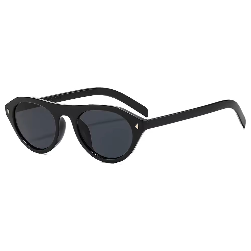 Iconic Noir Edge Retro Sunglasses
