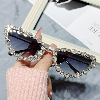 Luxe Jewel Edge Fashion Sunglasses