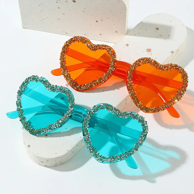 Sparkle Heart Candy Sunglasses
