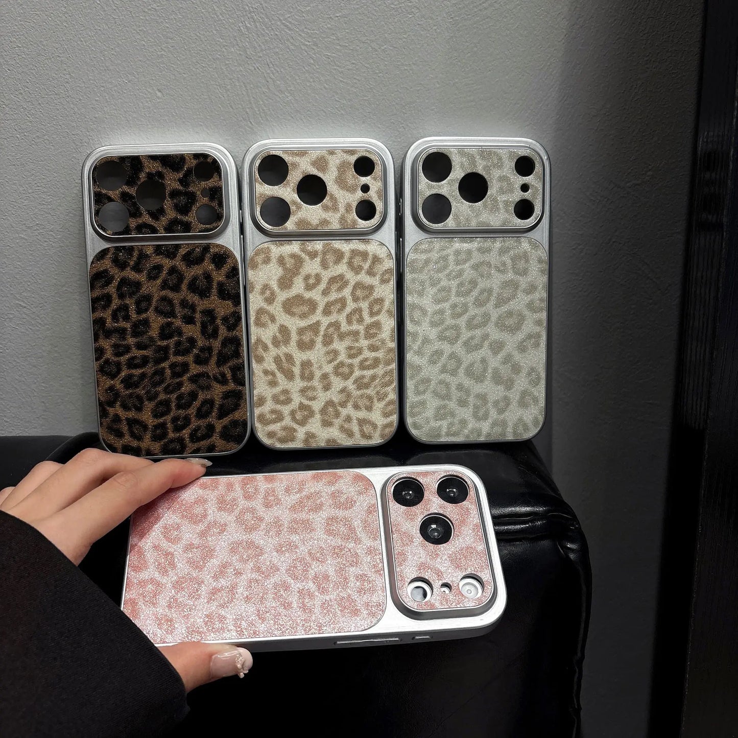 Blush Velvet Leopard Luxe Case