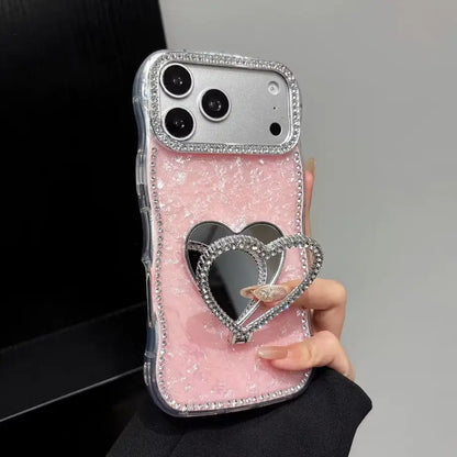 Aesthetic Pop Up Heart Mirror Case