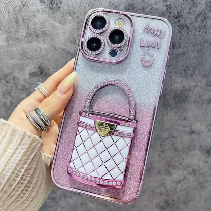 Glam Luxe Handbag-Inspired Phone Case