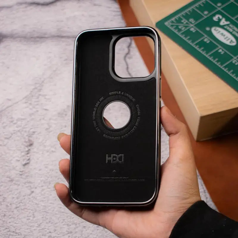 Premium Leather Metal Fusion Case - iPhone