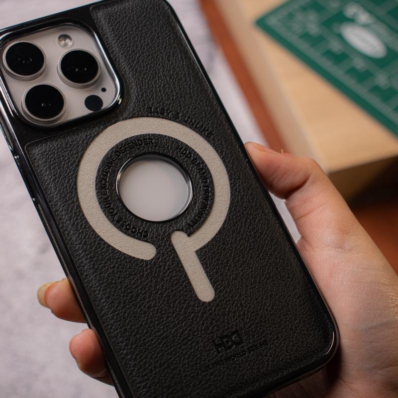 Premium Leather Metal Fusion Case - iPhone