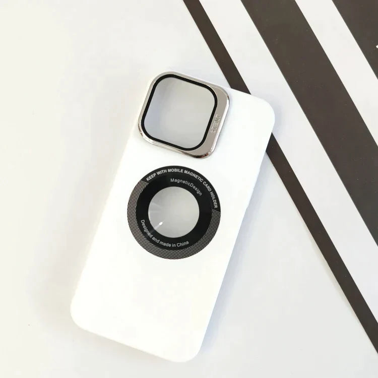 Matte Metal Lens Shield Magnetic Case - iPhone