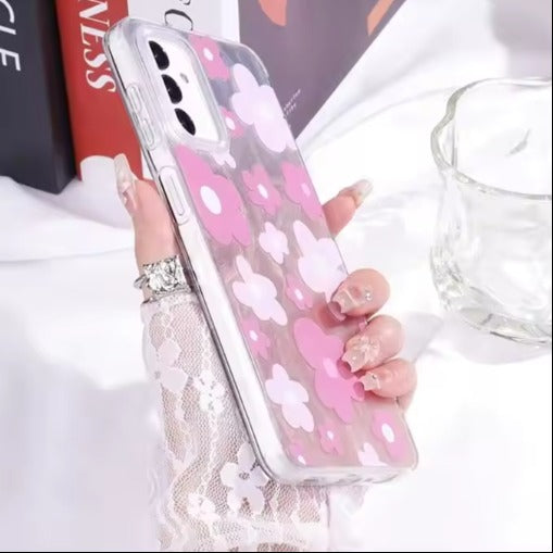 Cute Floral Color Design Phone Case - Samsung
