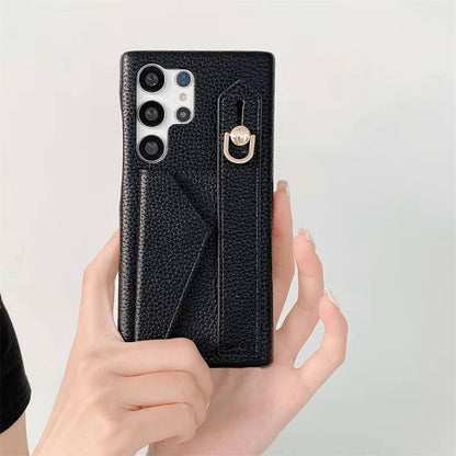 Luxury Leather Wristband Phone Case - Samsung