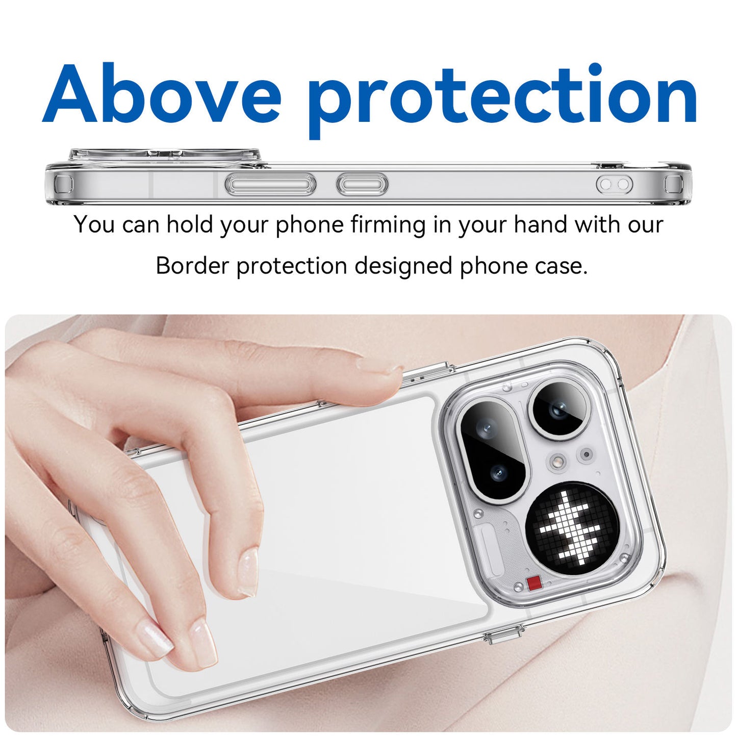 Nothing 4 Series Cyber Panel Display Armor Case