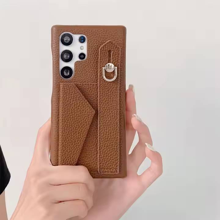 Luxury Leather Wristband Phone Case - Samsung