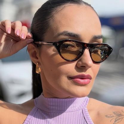 Iconic Noir Edge Retro Sunglasses