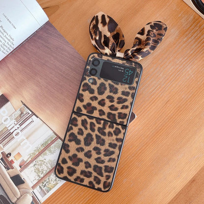 Leopard Print Foldable Phone Case - Samsung